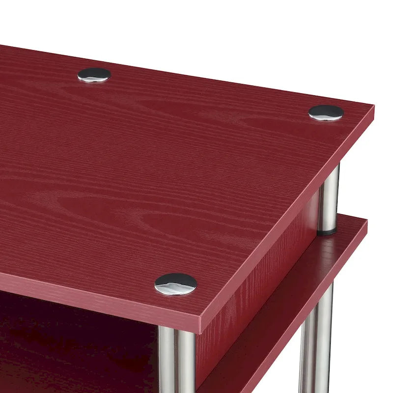 Bureau d'étudiant avec étagères Designs2Go No Tools de Convenience Concepts