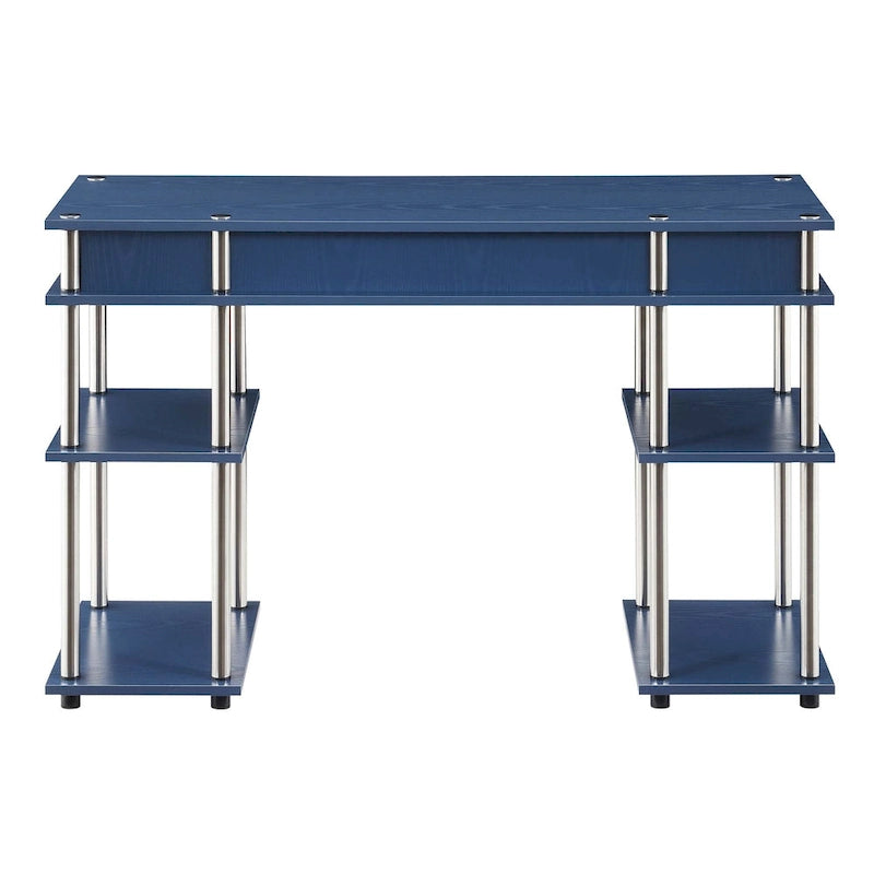 Bureau d'étudiant avec étagères Designs2Go No Tools de Convenience Concepts