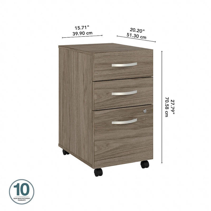 Classeur mobile 3 tiroirs Hybrid par Bush Business Furniture