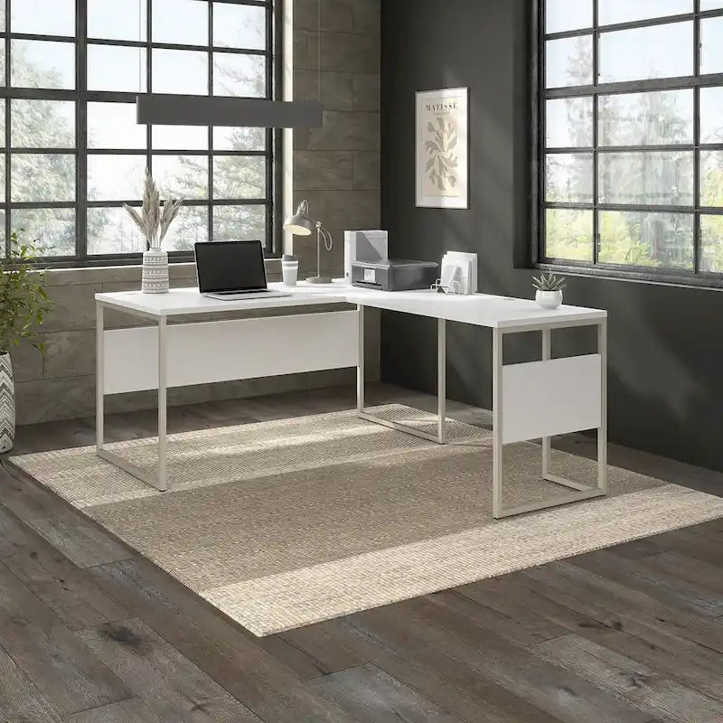 Bureau d'angle en L Hybrid 60 po L x 30 po P de Bush Business Furniture