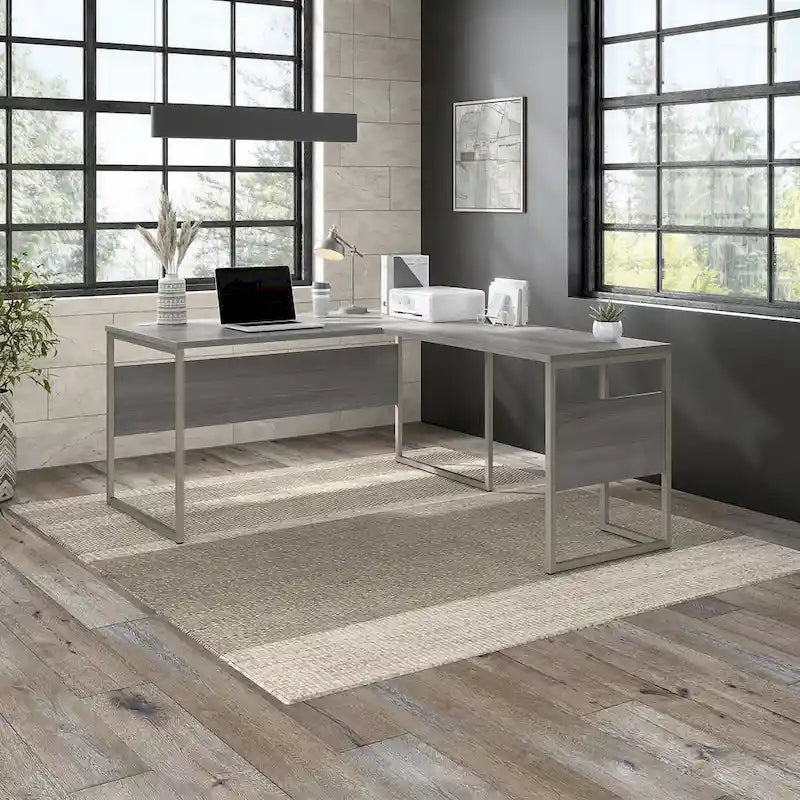Bureau d'angle en L Hybrid 60 po L x 30 po P de Bush Business Furniture