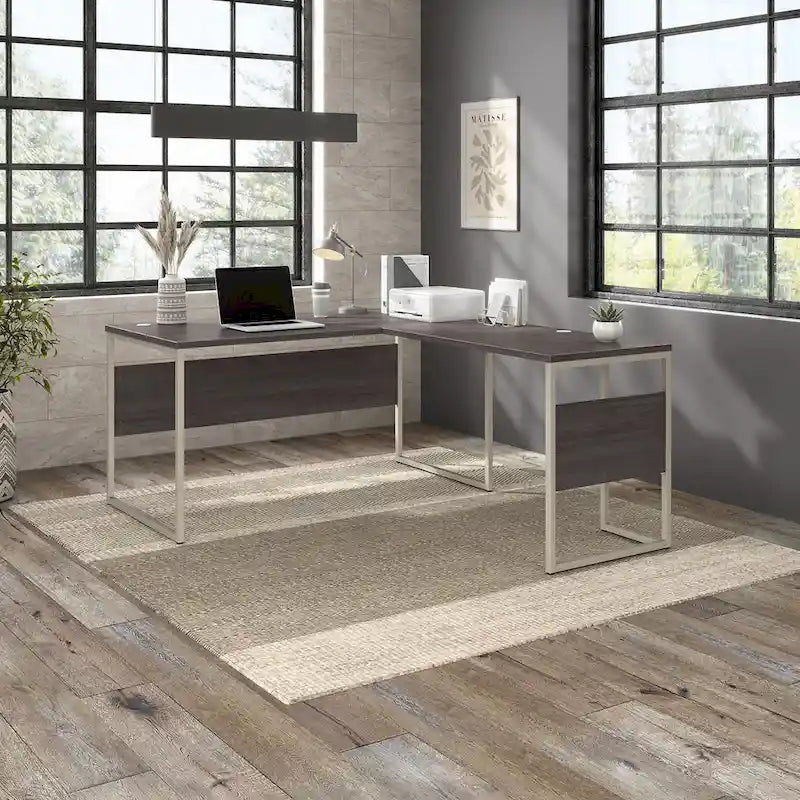Bureau d'angle en L Hybrid 60 po L x 30 po P de Bush Business Furniture
