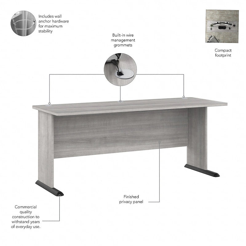 Bureau informatique 72W Studio A de Bush Business Furniture