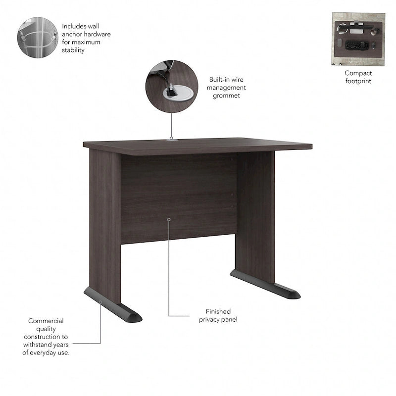 Petit bureau d'ordinateur Studio A 36 po de Bush Business Furniture