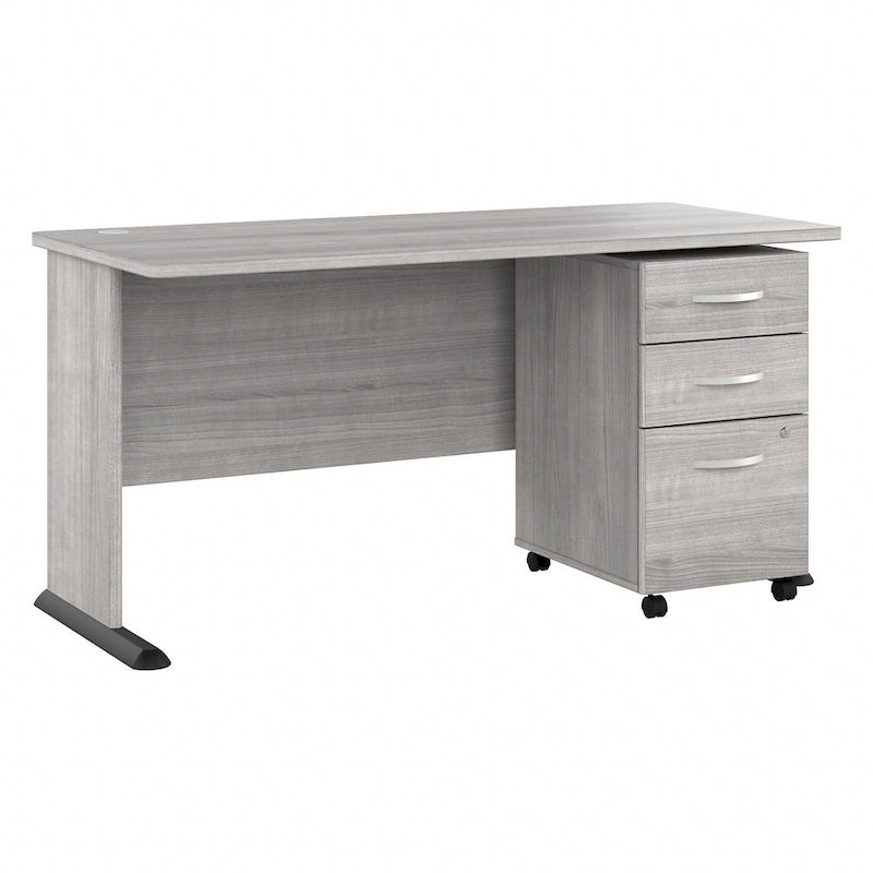 Bureau d'ordinateur Studio A 60W avec tiroirs par Bush Business Furniture