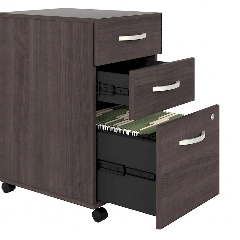 Bureau d'ordinateur Studio A 60W avec tiroirs par Bush Business Furniture