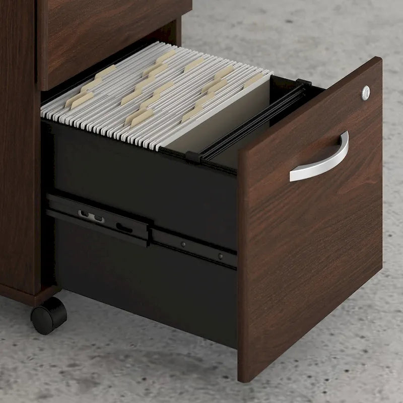 Bureau d'angle hybride en L de 72 W avec tiroirs de Bush Business Furniture