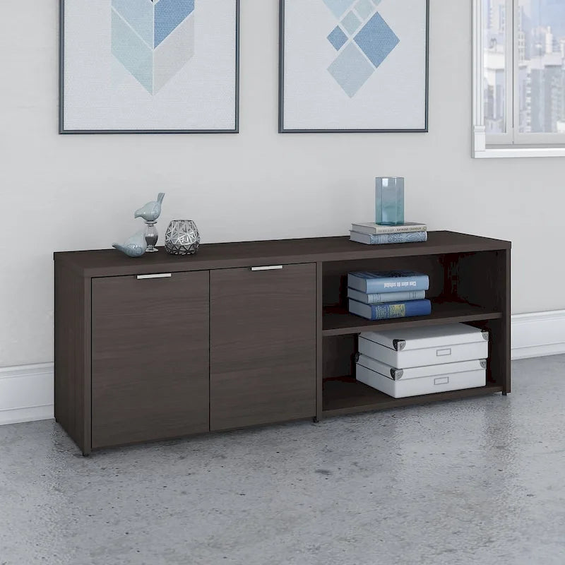 Armoire basse de rangement Jamestown avec portes de Bush Business Furniture