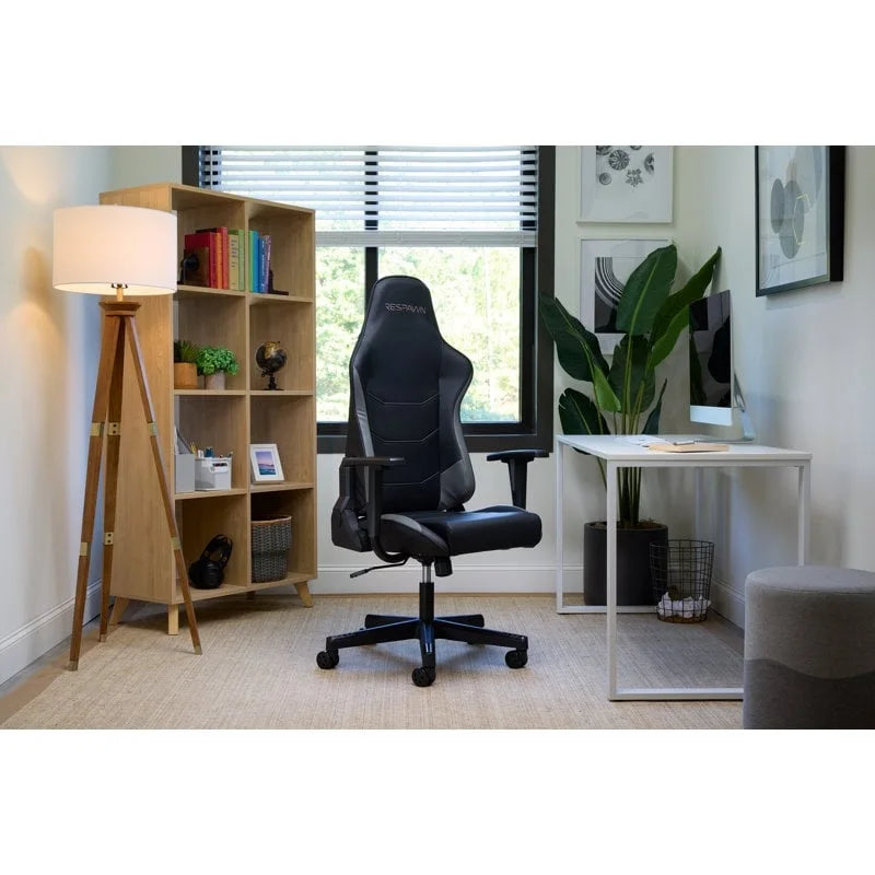 Chaise de jeu ergonomique RESPAWN 110 - Chaise de bureau d'ordinateur à dossier haut style course