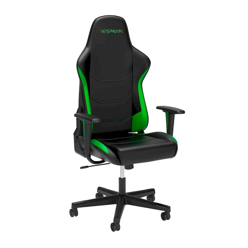 Chaise de jeu ergonomique RESPAWN 110 - Chaise de bureau d'ordinateur à dossier haut style course