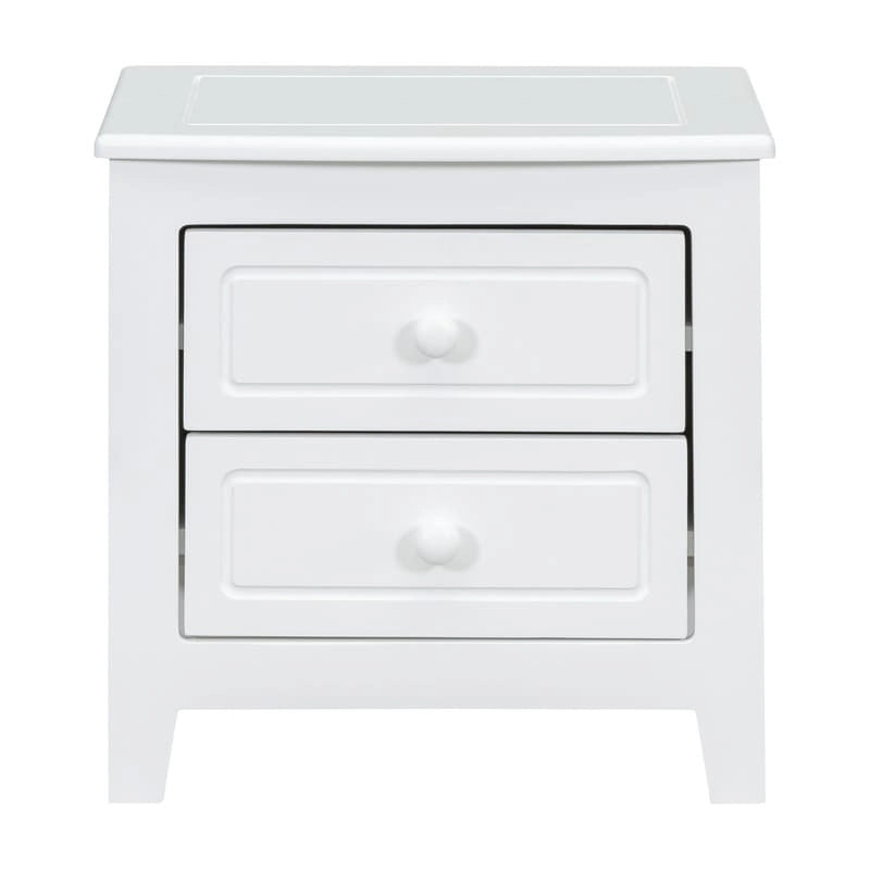 Ensemble de lit plateforme en bois au design rétro Queen/Full avec 2 tables de chevet, 3 pièces