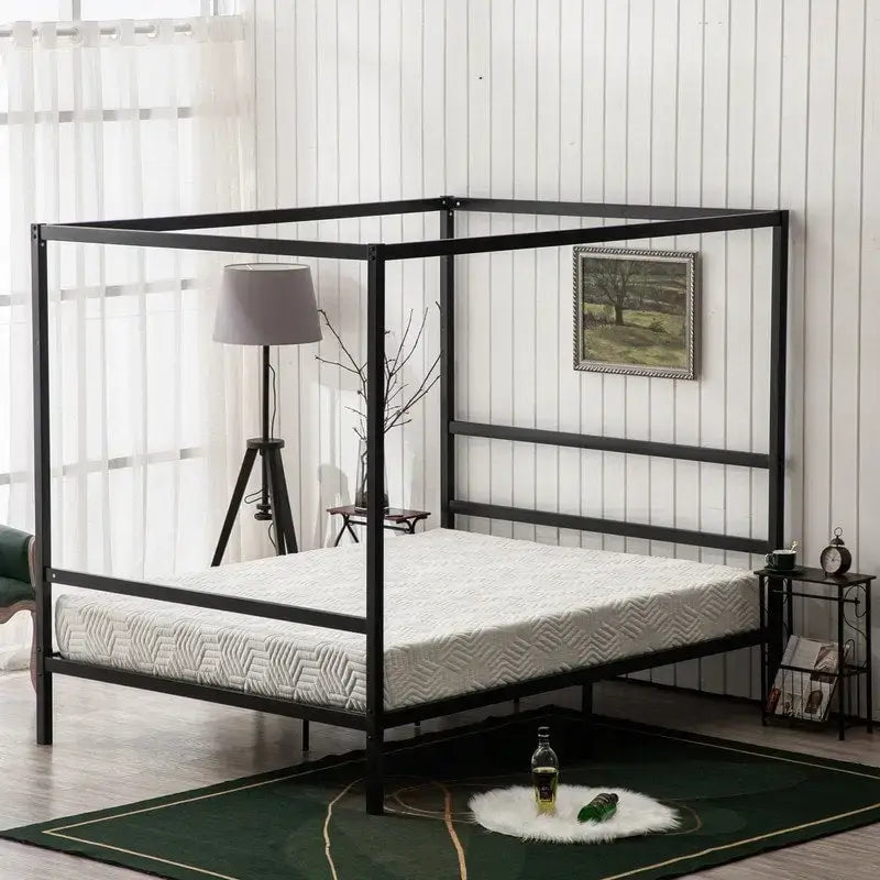 Moustiquaire de lit noire