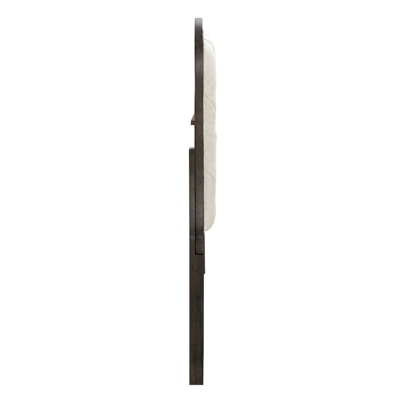 Tête de lit capitonnée de panneau Queen Americana Farmhouse Taupe Poussiéreux
