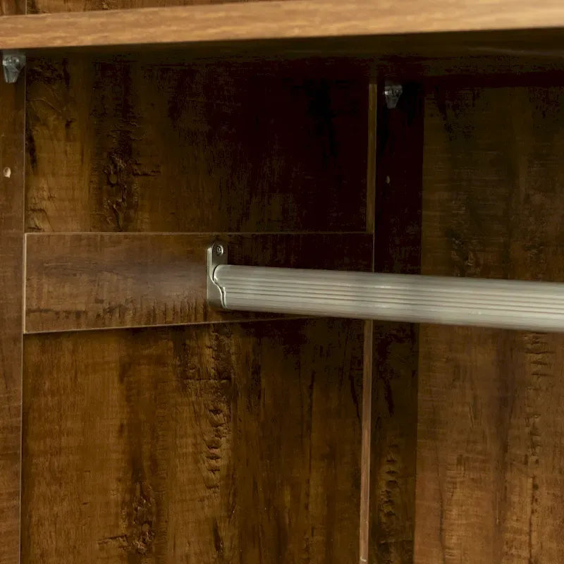 Armoire haute 70.87H avec 2 portes, 2 tiroirs et 5 espaces de rangement