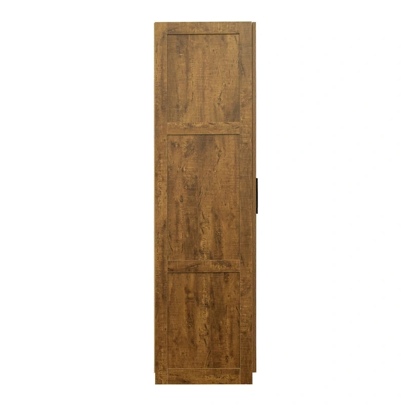 Armoire haute 70.87H avec 2 portes, 2 tiroirs et 5 espaces de rangement