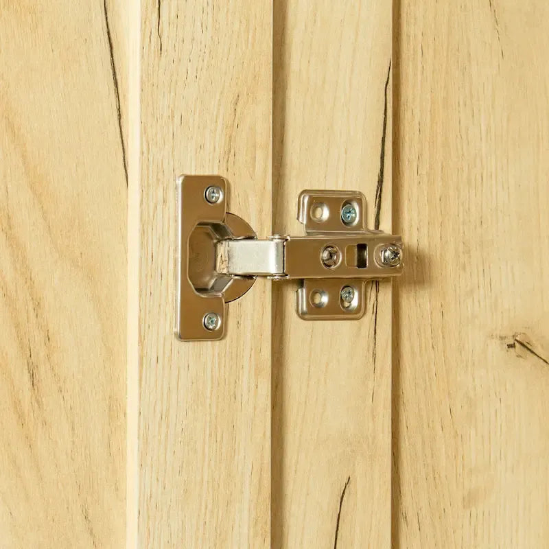 Armoire haute 70.87H avec 2 portes, 2 tiroirs et 5 espaces de rangement