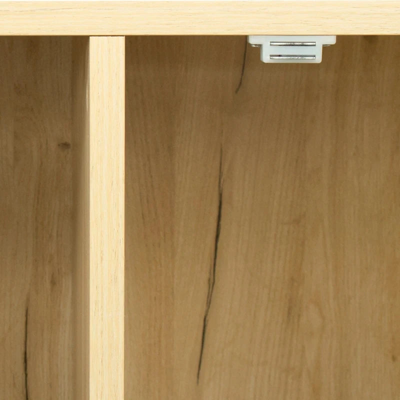 Armoire haute 70.87H avec 2 portes, 2 tiroirs et 5 espaces de rangement