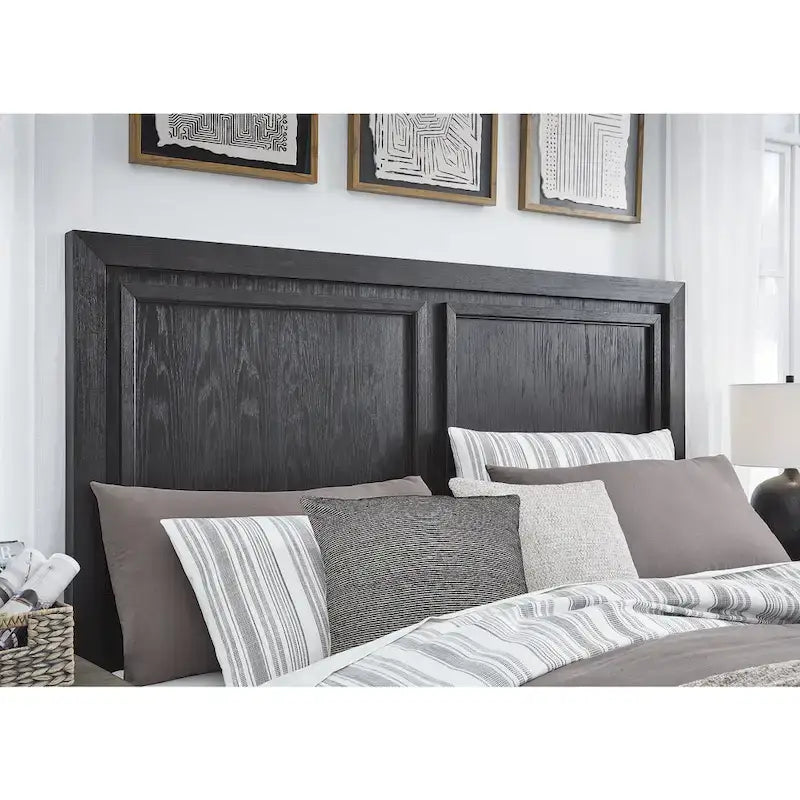 Lit avec rangement Foyland noir Signature Design by Ashley