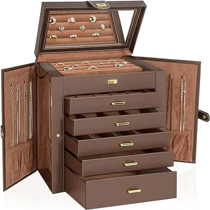 Grand Organisateur de Boîte à Bijoux Fonctionnel