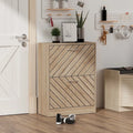 Meuble à chaussures moderne 22.4W, tiroir dépliant