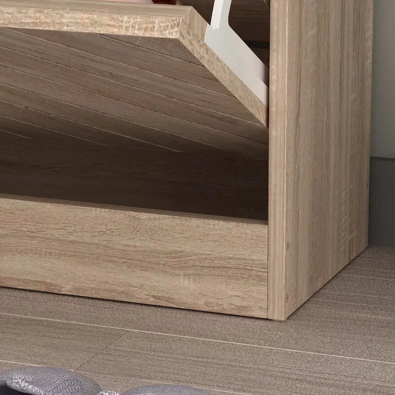 Meuble à chaussures moderne 22.4W, tiroir dépliant