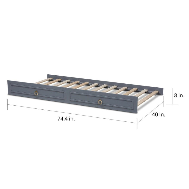 Taylor & Olive Broméliade Lit Gigogne Traditionnel en Bois