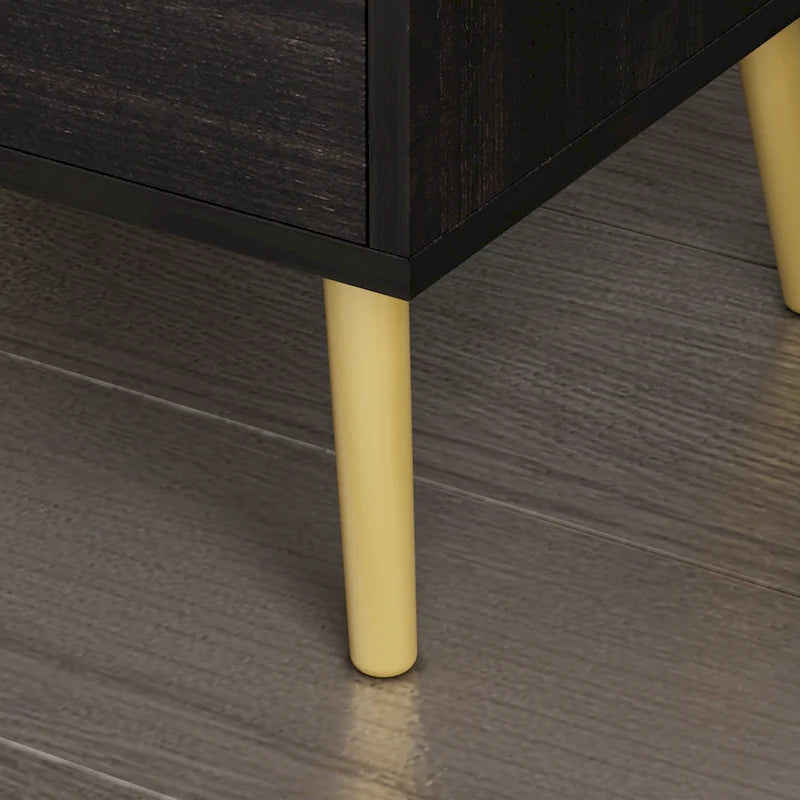 Table de chevet à un tiroir avec une étagère ouverte