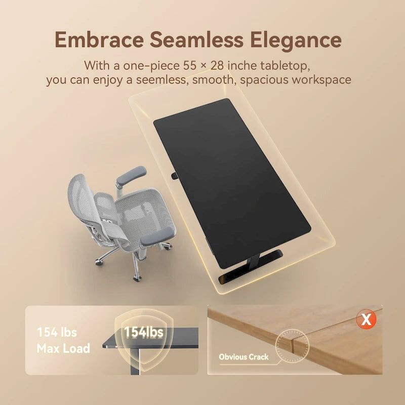 Bureau Sihoo D03, bureau assis-debout réglable en hauteur