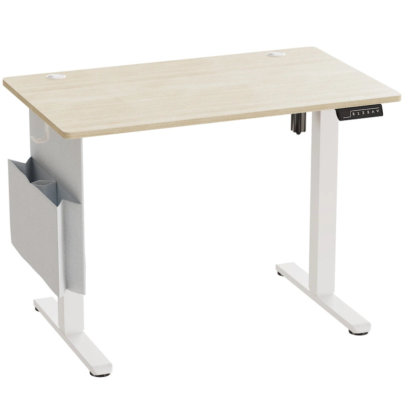 Bureau Debout Électrique Ergonomique, Bureau d'Ordinateur, Table Réglable en Hauteur avec Port USB