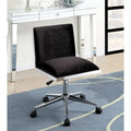 Chaise de bureau réglable en hauteur Ceto en tissu contemporain par Furniture of America