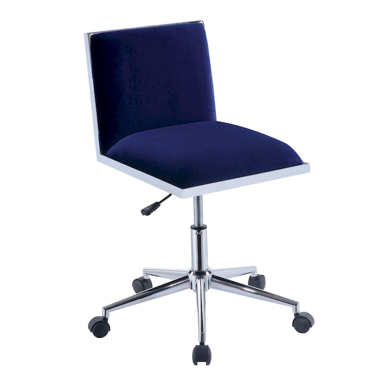 Chaise de bureau réglable en hauteur Ceto en tissu contemporain par Furniture of America