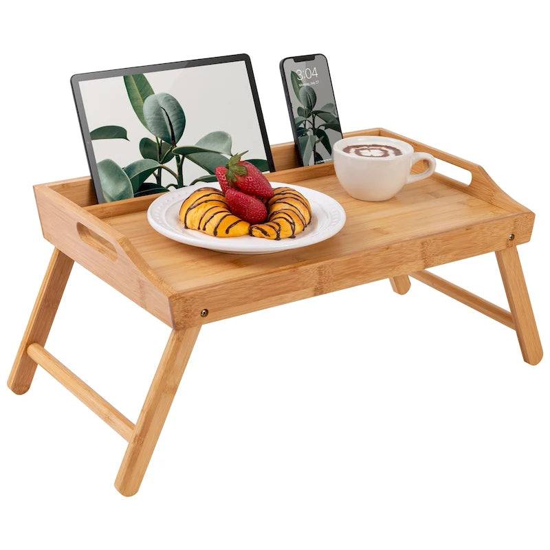 Plateau de lit Rossie Home Medium Media avec support pour tablette et téléphone