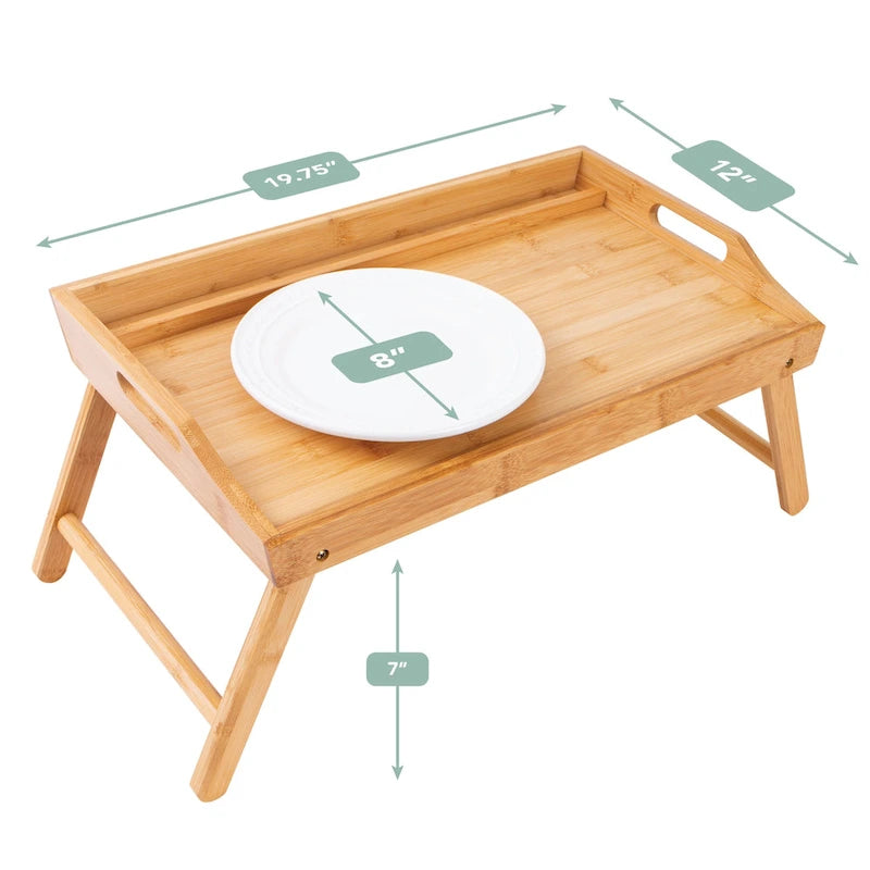 Plateau de lit Rossie Home Medium Media avec support pour tablette et téléphone