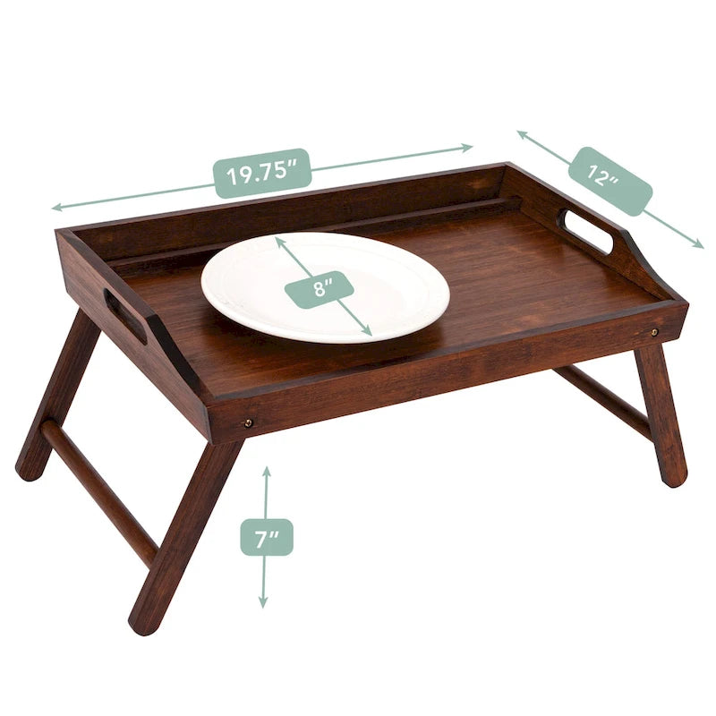 Plateau de lit Rossie Home Medium Media avec support pour tablette et téléphone