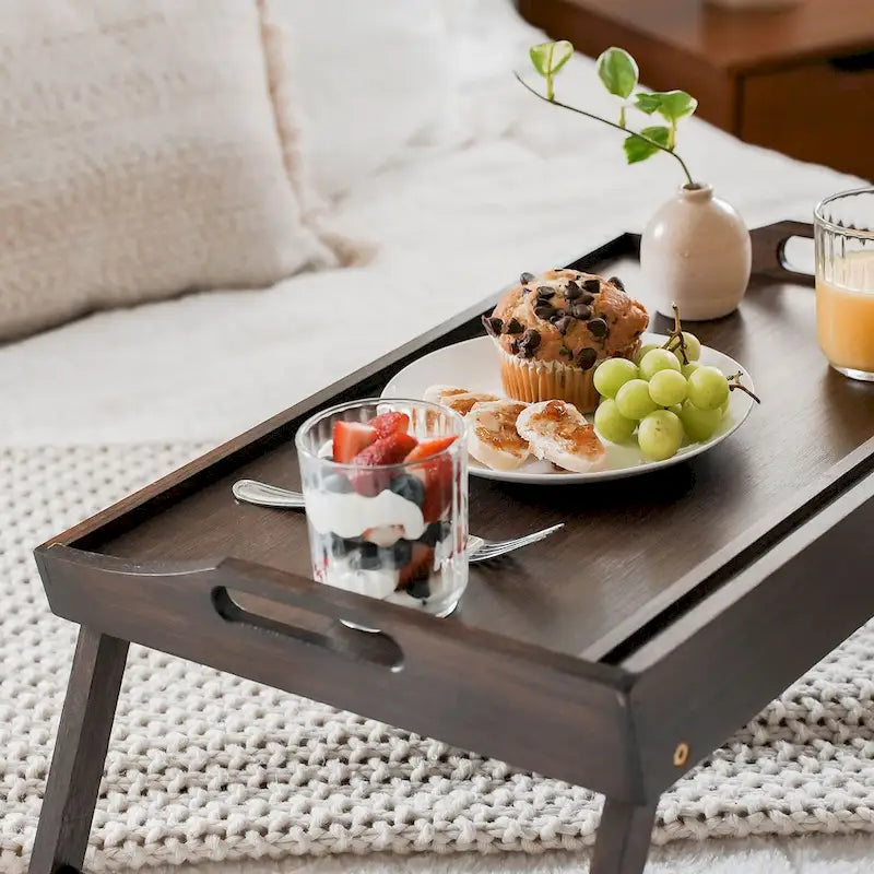 Plateau de lit Rossie Home Medium Media avec support pour tablette et téléphone
