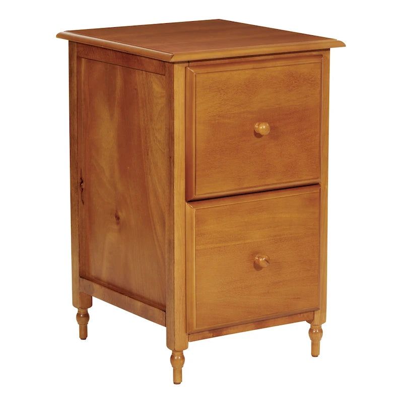 Classeur Knob Hill avec finition merisier antique