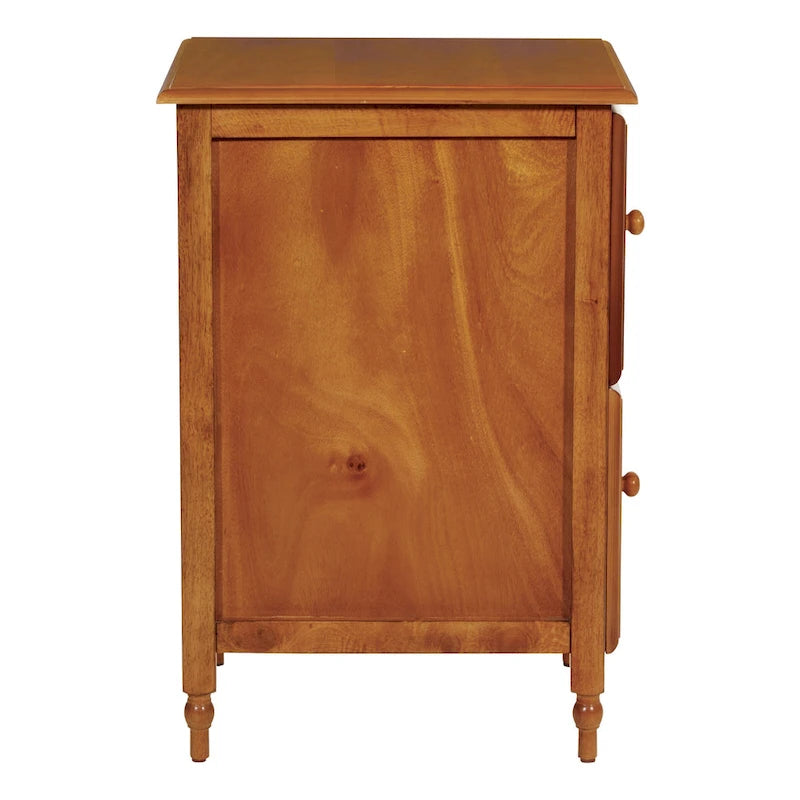 Classeur Knob Hill avec finition merisier antique