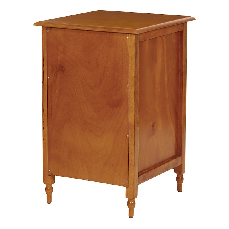 Classeur Knob Hill avec finition merisier antique