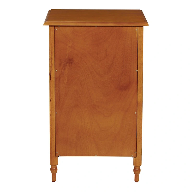 Classeur Knob Hill avec finition merisier antique