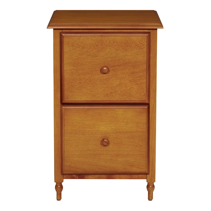 Classeur Knob Hill avec finition merisier antique