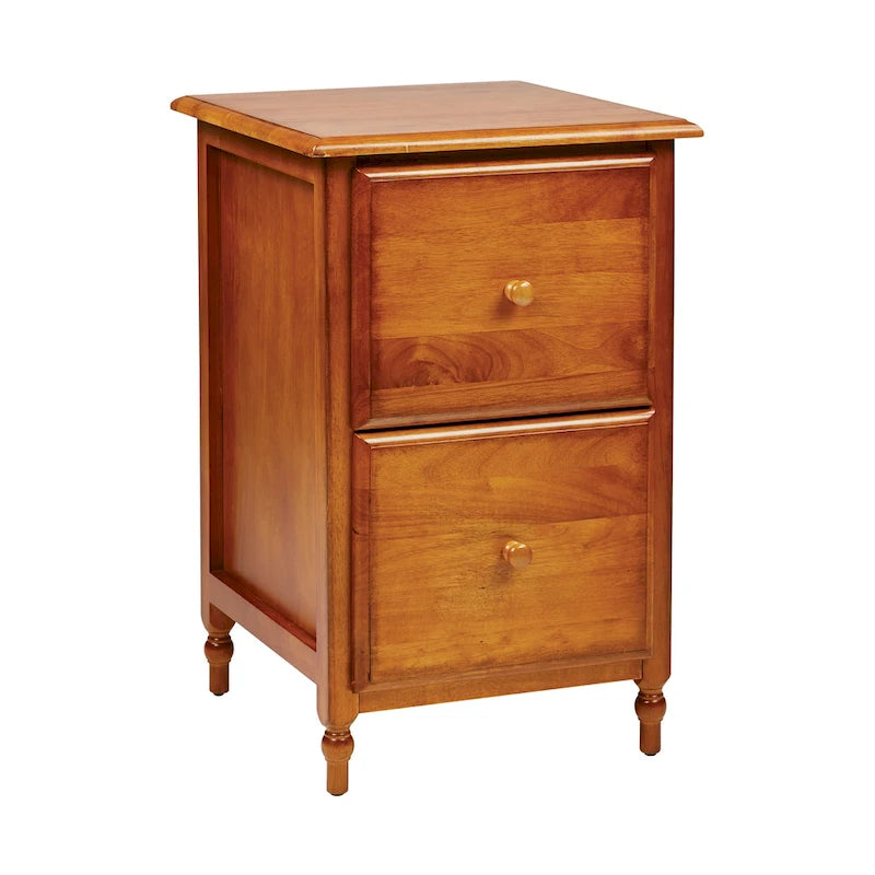 Classeur Knob Hill avec finition merisier antique