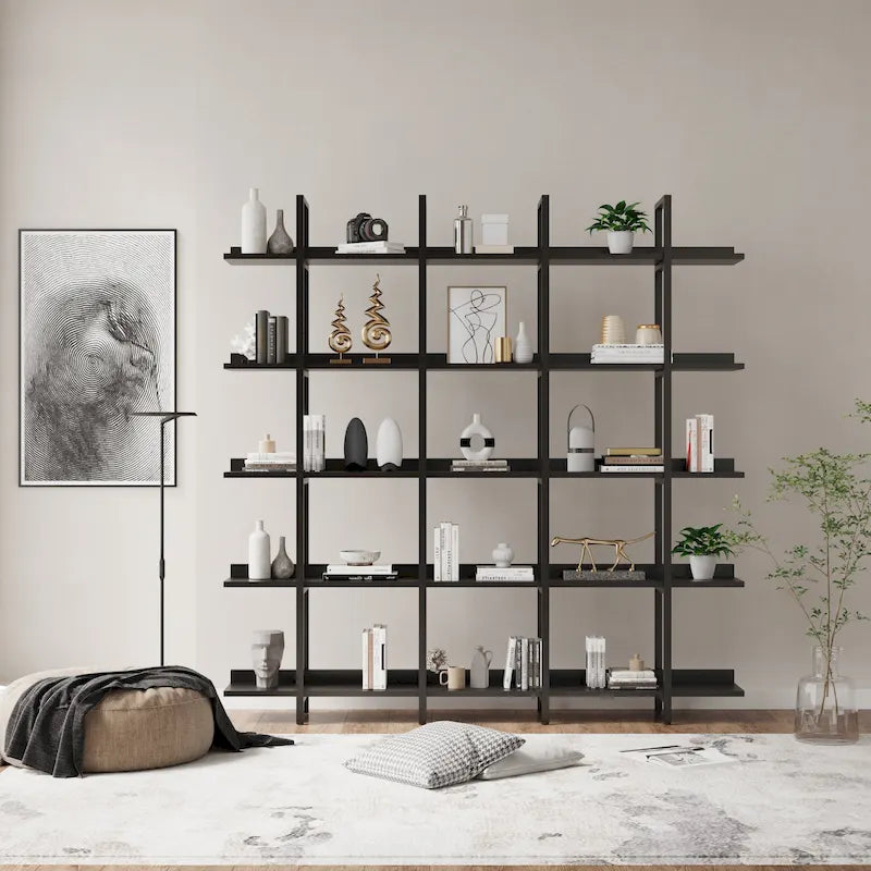 Bibliothèque à 5 niveaux pour bureau à domicile