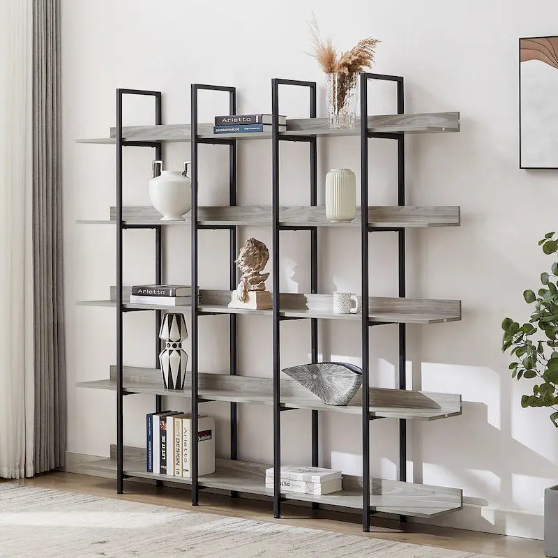 Bibliothèque à 5 niveaux pour bureau à domicile