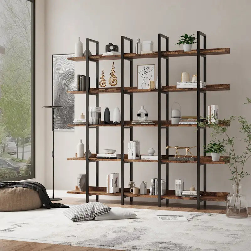 Bibliothèque à 5 niveaux pour bureau à domicile