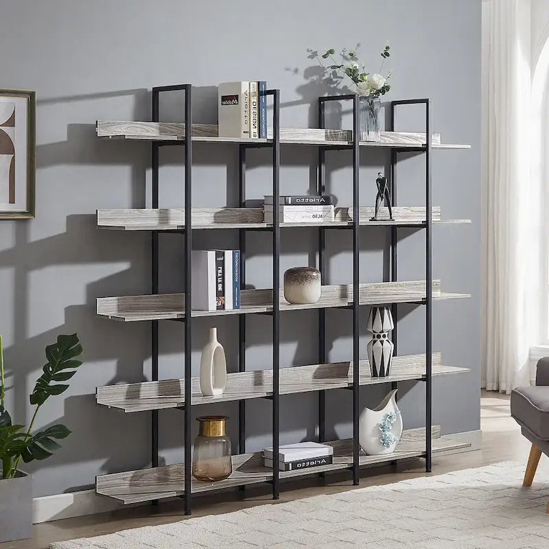 Bibliothèque à 5 niveaux pour bureau à domicile