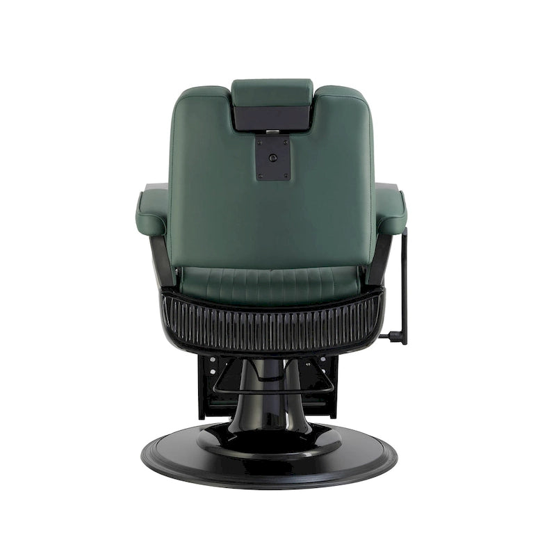 Fauteuil de barbier inclinable SHERMAN Heavy Duty, vert