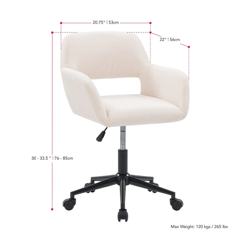 Chaise de travail rembourrée Marlowe de CorLiving
