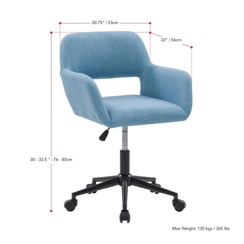 Chaise de travail rembourrée Marlowe de CorLiving