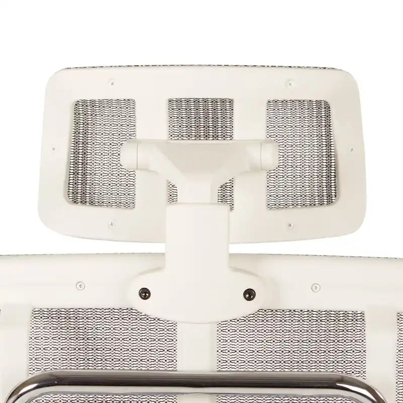 Fauteuil de bureau de direction Proline II en maille verticale blanche respirante