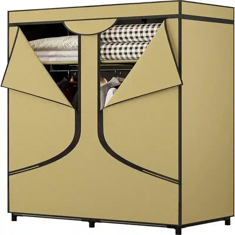 Armoire de rangement portable en tissu - 17,7P x 34,6L x 66,1H